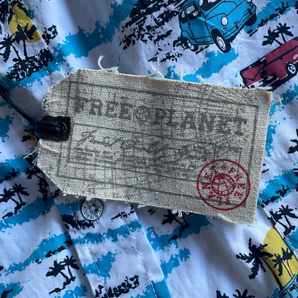 Free Planet car theme Hawaiian shirt 4XL - Picture 3 of 8